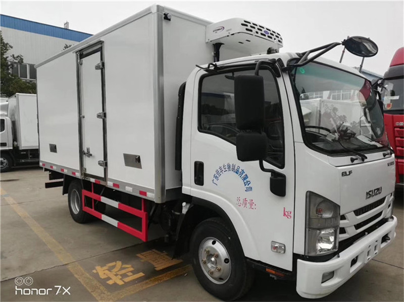 慶鈴五十鈴KV100藍牌冷藏車